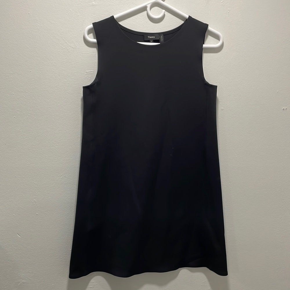 Theory Black Classic Mini Professional and Formal Dress